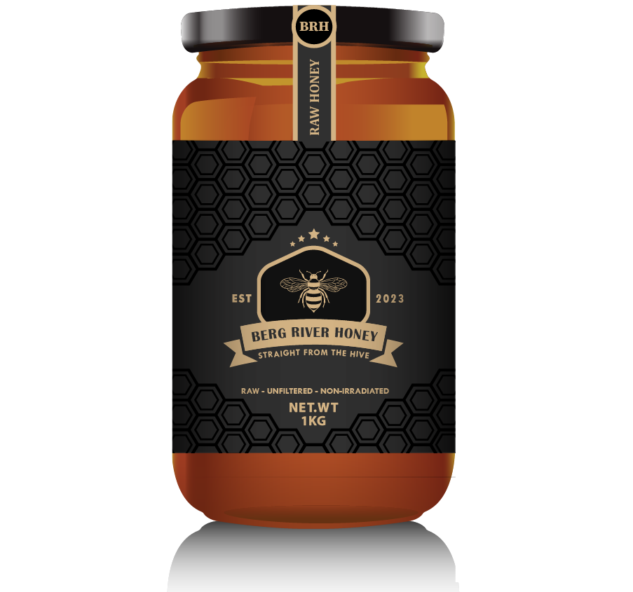 Apple Berg River Honey - 1kg Glass Jar
