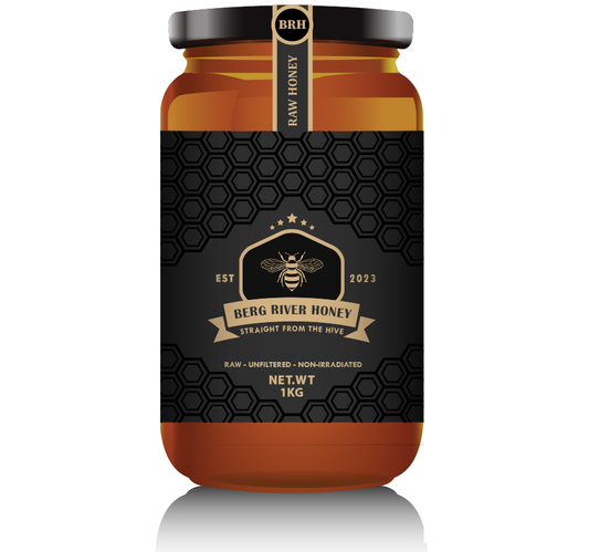 Apple Berg River Honey - 1kg Glass Jar